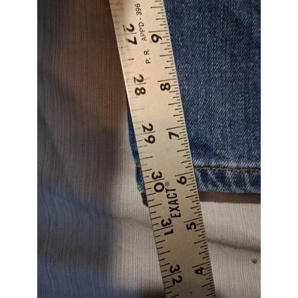 VINTAGE RL Polo Jeans Co Ralph Lauren Jeans Mens 34x32 Blue Loose Fit Denim 90s - Picture 5 of 5